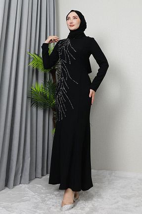لباس حجاب مشکی زنانه Kalem giz astore - کد 883121752