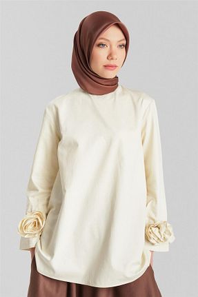 بلوز حجاب طوسی زنانه Relaxed Armine - کد 873652113