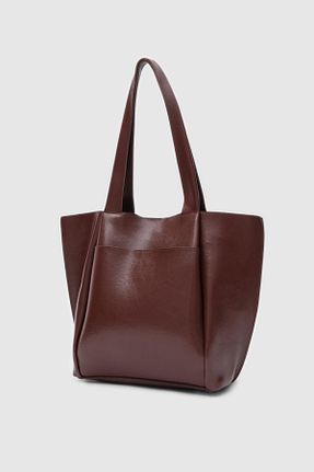 کیف دوشی قهوه ای زنانه چرم مصنوعی Shule Bags - کد 883115630