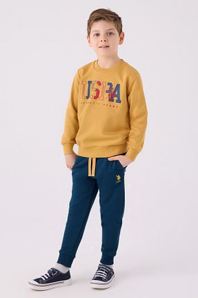 ست لباس راحتی زرد بچه گانه ساده U.S. Polo Assn. - کد 883152474