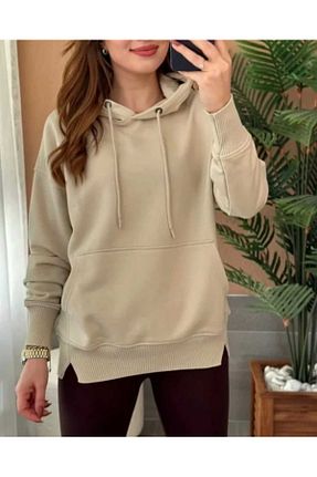 سوئیشرت بژ زنانه ساده RİGALA - کد 883199985