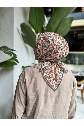روسری بژ %100 پنبه locella - کد 883172226