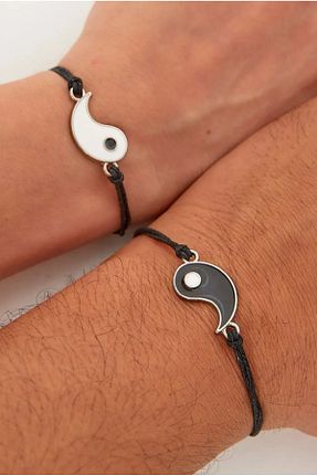 دستبند استیل (فولاد) مشکی زنانه استیل (فولاد) Tilde - کد 883180712