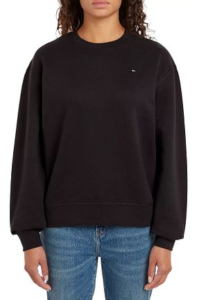 سوئیشرت مشکی زنانه رگولار Tommy Hilfiger - کد 883230719