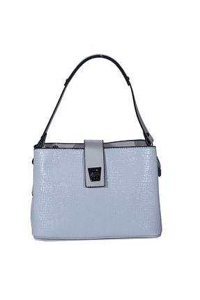 کیف دوشی طوسی زنانه چرم مصنوعی AREGA - کد 289949037