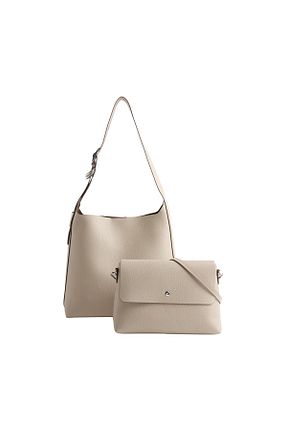 کیف دوشی قهوه ای زنانه چرم مصنوعی Parfois - کد 883239811