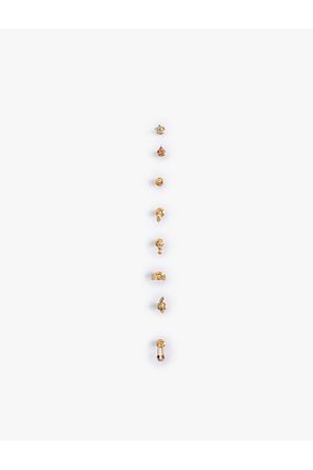 گوشواره جواهر طلائی فلزی Koton - کد 931708555