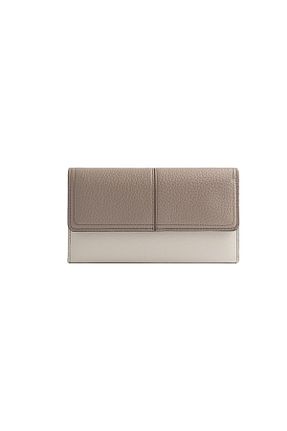 کیف پول قهوه ای زنانه چرم خالص Parfois - کد 883247386