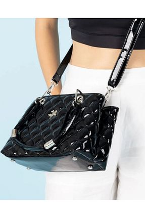 کیف دوشی مشکی زنانه چرم مصنوعی Nas Bag - کد 883237805