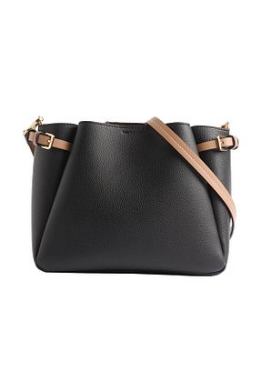 کیف دوشی مشکی زنانه چرم مصنوعی Parfois - کد 883210477