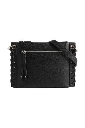 کیف دوشی مشکی زنانه چرم مصنوعی Parfois - کد 883210003