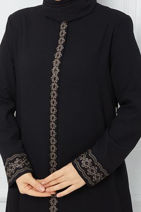 کلاه و ابایا مشکی زنانه پنبه ای Efelif - کد 881978477
