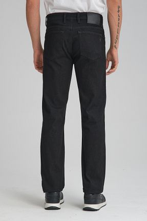 شلوار جین مشکی مردانه رگولار muzzo jeans - کد 874403366