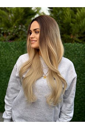 کلاه گیس بژ زنانه Fenomen Peruk - کد 883282410