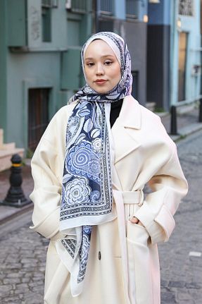 شال نباتی زنانه ابریشم Hint İpek - کد 883288758