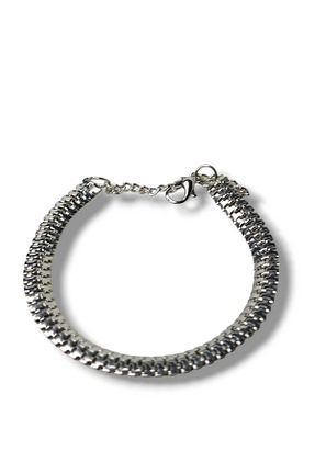 دستبند استیل (فولاد) طوسی زنانه استیل (فولاد) Tajemny - کد 883288662