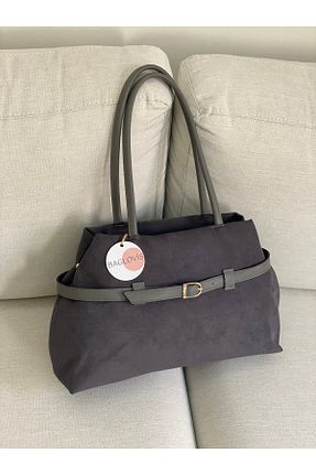 کیف دوشی طوسی زنانه جیر BAGLOVİS - کد 883311704
