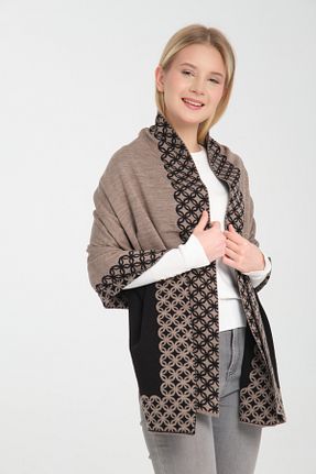 پانچو مشکی زنانه اکریلیک Wega Moda - کد 883306601