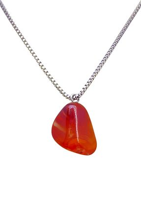 گردنبند جواهر رنگی زنانه سنگ RUBYBJTR - کد 882656393