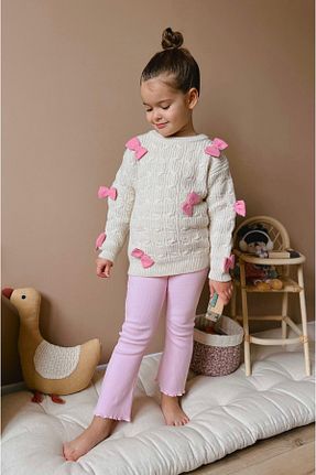 ست بالاتنه و پائین تنه صورتی بچه گانه تریکو Pinkitokids - کد 883382076