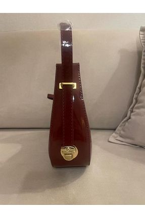 کیف دوشی زرشکی زنانه چرم مصنوعی Butik turkuaz - کد 883383695