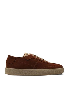 کفش اسنیکر قهوه ای مردانه چرم اصل Bueno Shoes - کد 883386477