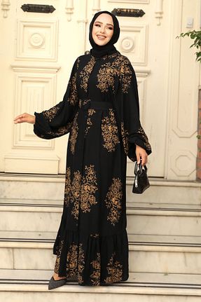 لباس حجاب مشکی زنانه رگولار Neva Style - کد 847747020