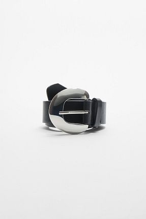 کمربند مشکی زنانه پلی اورتان Stradivarius - کد 883426110