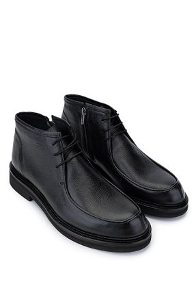بوت / نیم بوت مشکی مردانه چرم خالص Tamer Tanca - کد 883435970