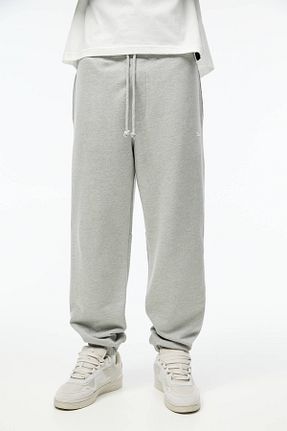 شلوار طوسی مردانه پنبه ای Pull & Bear - کد 848207430