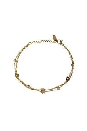 دستبند استیل (فولاد) طلائی زنانه استیل ضد زنگ Meiloras - کد 883436162