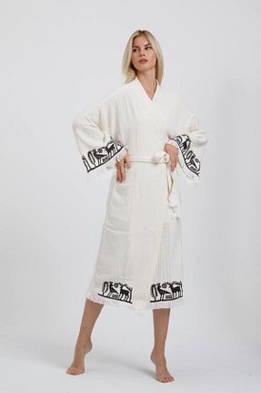 کیمونو و کافتان نباتی زنانه %100 پنبه Befera Design - کد 883500733