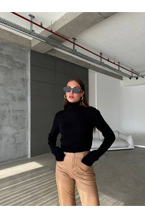 پلیور مشکی زنانه ساده Pina - کد 883511583