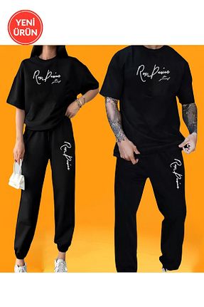 تیشرت مشکی زنانه اورسایز Rex Darius - کد 833811286