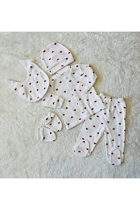 بعد از زایمان سفید بچه گانه پنبه ای anne dokunuşu gibi KUZUM BEBE - کد 883545534
