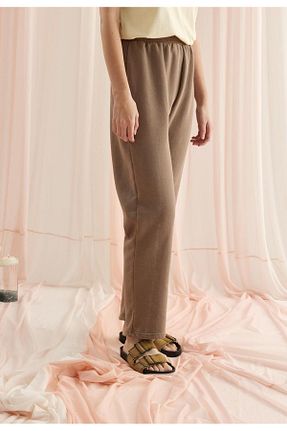 شلوار کرمگن قهوه ای زنانه پاچه لوله تفنگی TUBİA - کد 822943686