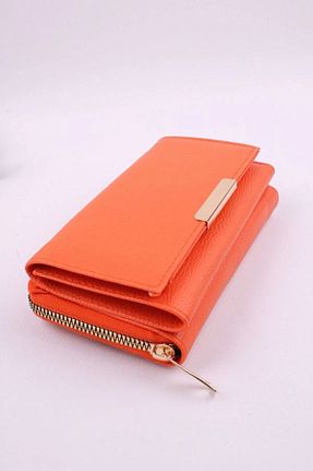 کیف پول نارنجی زنانه ابعاد کوچک lizzabel - کد 883539730