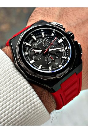 ساعت مچی قرمز مردانه 41-45 میلی متر Quantum - کد 766667110