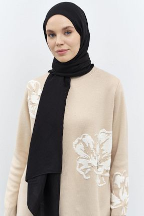 شال مشکی زنانه ویسکون Tuğba - کد 883552672