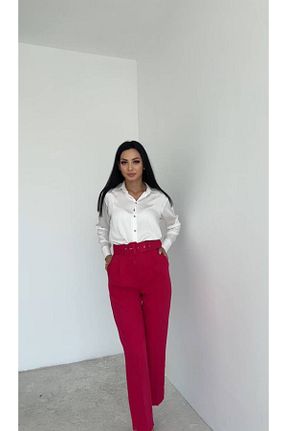 شلوار صورتی زنانه پارچه Swass - کد 883569993