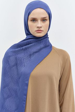 شال سرمه ای زنانه ویسکون Tuğba - کد 883551334