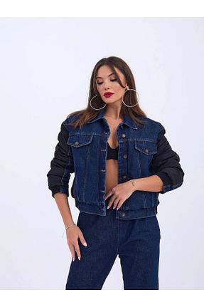 کاپشن آبی زنانه رگولار Genel Markalar - کد 867124671