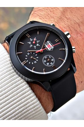 ساعت مچی مشکی مردانه 41-45 میلی متر Quantum - کد 767766361