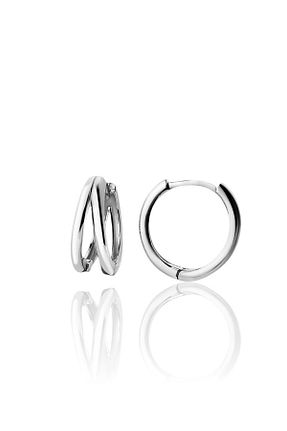 گوشواره نقره سفید زنانه 925 عیار jelux silver - کد 873909849