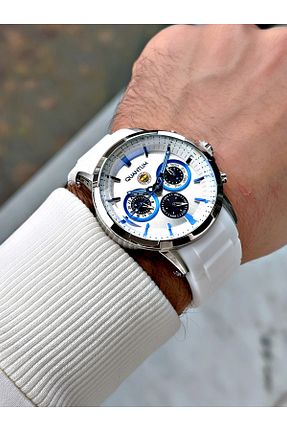 ساعت مچی سفید مردانه 41-45 میلی متر Quantum - کد 767756790