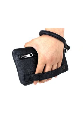 کیف پورتفوی و کلاچ مشکی مردانه چرم مصنوعی deri,se club - کد 883580341