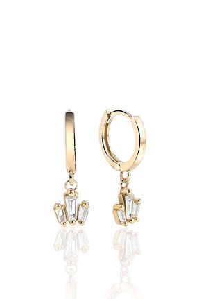 گوشواره نقره سفید زنانه 925 عیار jelux silver - کد 873916764
