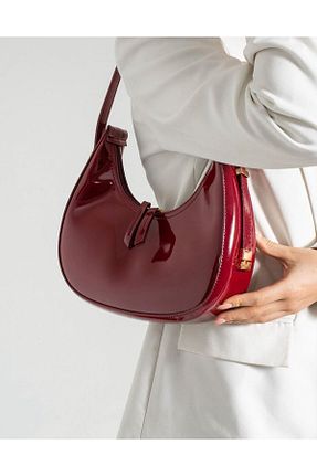 کیف دوشی قرمز زنانه چرم مصنوعی STYLE BAGS - کد 883587135