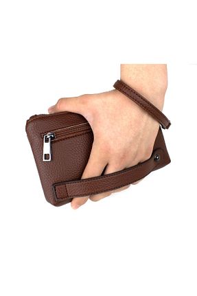کیف پورتفوی و کلاچ قهوه ای مردانه چرم مصنوعی deri,se club - کد 883579652
