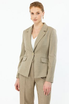 کت بژ زنانه رگولار Ekol - کد 883596971